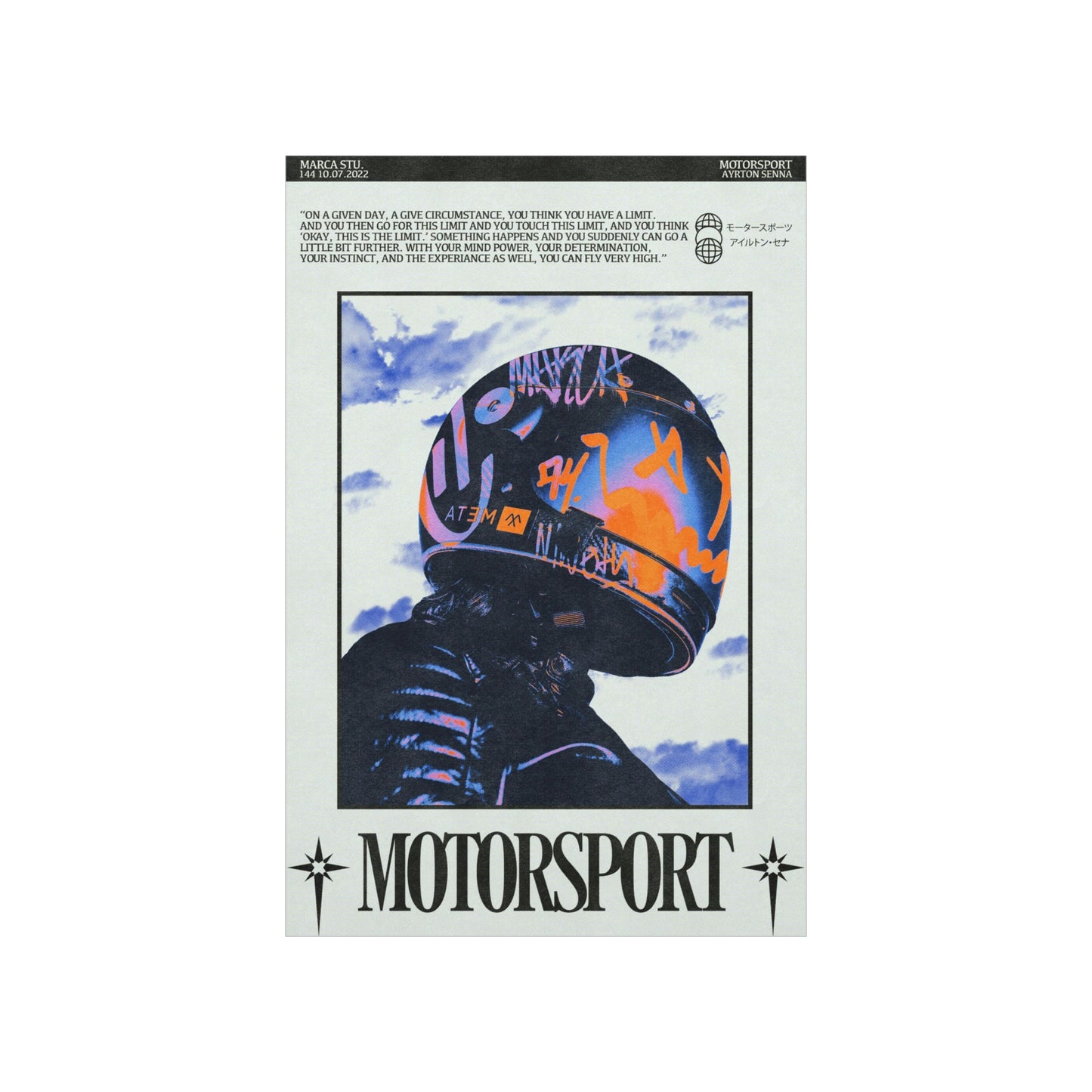 144-365 Motorsport Bike Helmet